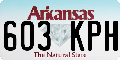 AR license plate 603KPH