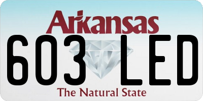 AR license plate 603LED
