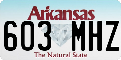 AR license plate 603MHZ