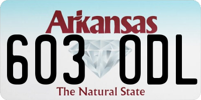 AR license plate 603ODL