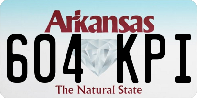 AR license plate 604KPI