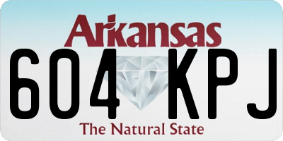 AR license plate 604KPJ