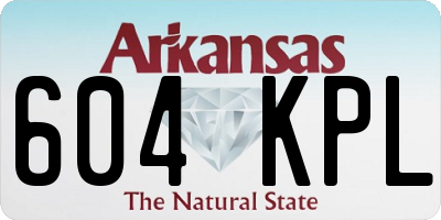 AR license plate 604KPL