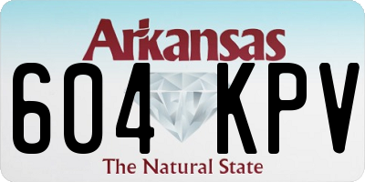 AR license plate 604KPV