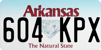 AR license plate 604KPX