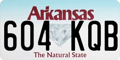 AR license plate 604KQB