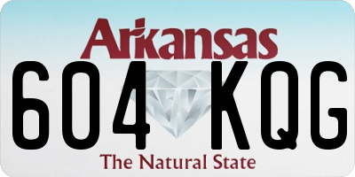 AR license plate 604KQG