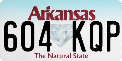 AR license plate 604KQP