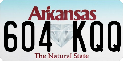 AR license plate 604KQQ