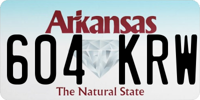 AR license plate 604KRW