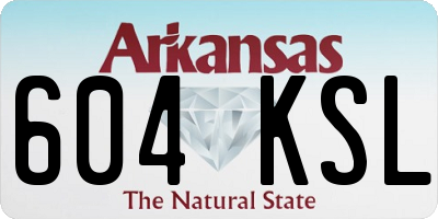 AR license plate 604KSL