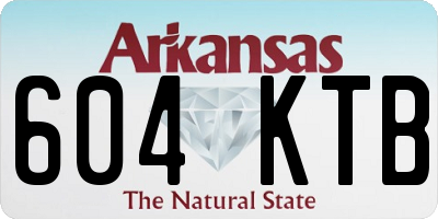 AR license plate 604KTB