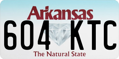 AR license plate 604KTC