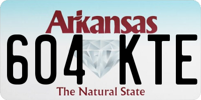 AR license plate 604KTE