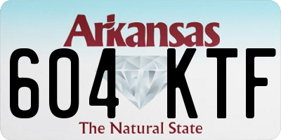 AR license plate 604KTF