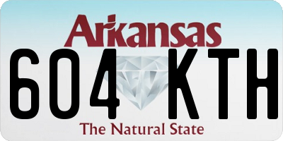 AR license plate 604KTH