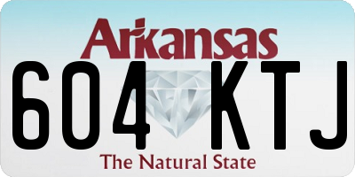 AR license plate 604KTJ