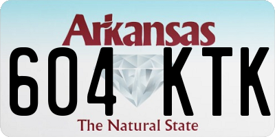 AR license plate 604KTK
