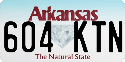AR license plate 604KTN