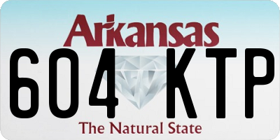 AR license plate 604KTP