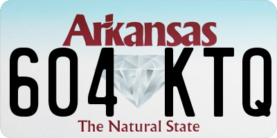AR license plate 604KTQ