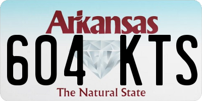 AR license plate 604KTS