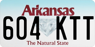 AR license plate 604KTT