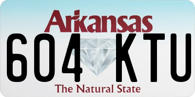 AR license plate 604KTU