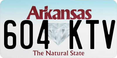AR license plate 604KTV