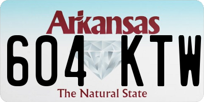AR license plate 604KTW