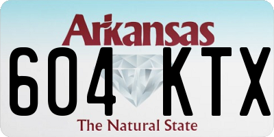 AR license plate 604KTX