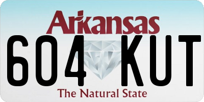 AR license plate 604KUT