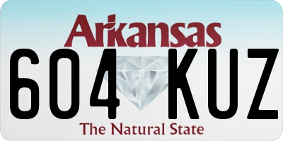 AR license plate 604KUZ