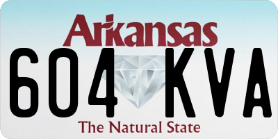 AR license plate 604KVA