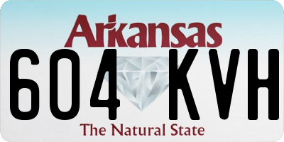 AR license plate 604KVH