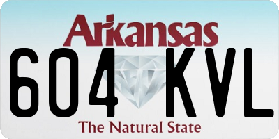 AR license plate 604KVL