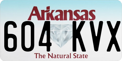 AR license plate 604KVX