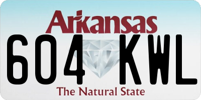 AR license plate 604KWL