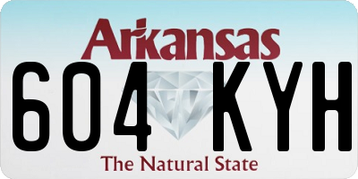 AR license plate 604KYH