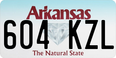 AR license plate 604KZL