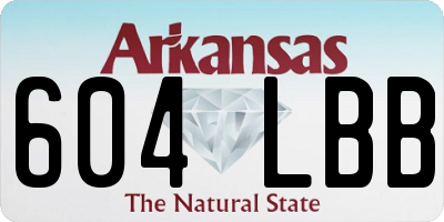 AR license plate 604LBB