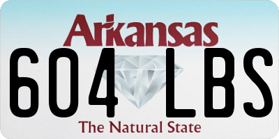 AR license plate 604LBS