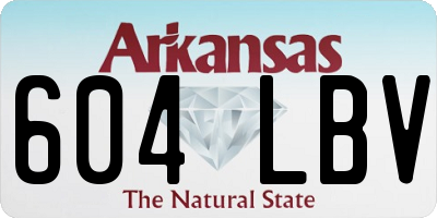 AR license plate 604LBV
