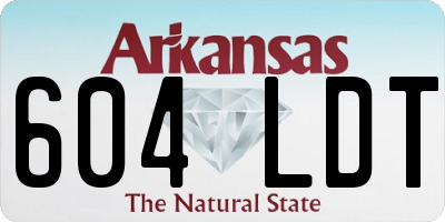 AR license plate 604LDT