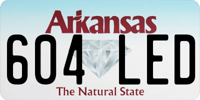 AR license plate 604LED