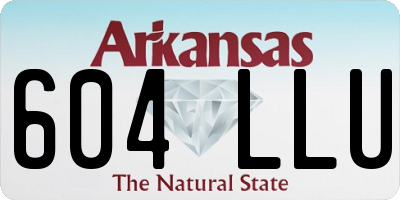 AR license plate 604LLU