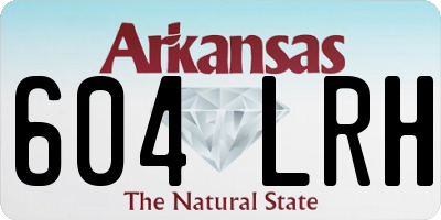 AR license plate 604LRH