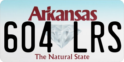 AR license plate 604LRS
