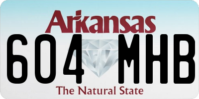 AR license plate 604MHB