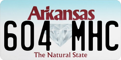 AR license plate 604MHC